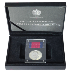 2015 Battle of Waterloo Campaign Medal Box COA