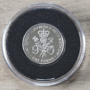 2016 TDC 90th Birthday £1 Silver Proof Coin in Capsule