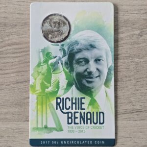 2017 Australia Richie Benaud 50c Uncirculated Coin Mint Pack