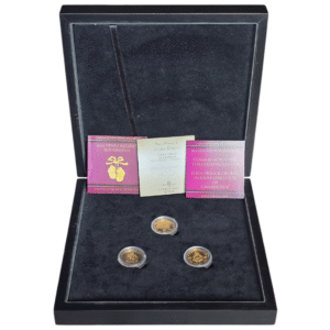 2011 2013 British Royalty 3x Full Proof Sovereigns in Box with COAs