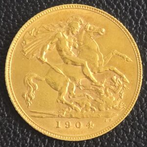 1904 King Edward VII Half Sovereign - London