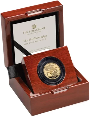 2026 Half Sovereign Proof Yellow Gold