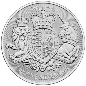 2024 UK Royal Arms King Charles III 1 oz Silver Bullion Coin