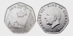 2025 Gibraltar Christmas Circulation 50p