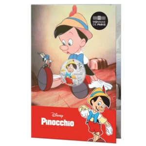 2025 France - Disney Animation Classics - Pinocchio 10€ Silver Coloured BU