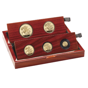 2026 Five Coin Set Sovereign Proof Yellow Gold