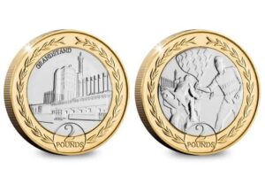 2022 Isle of Man TT Race Set £2 BU Coins in Capsules