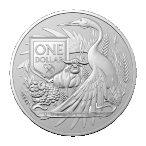 2023 Royal Australian Mint Queenland Coat of Arms 1 oz Silver Bullion Coin