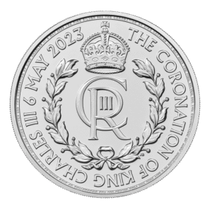 2023 King Charles III Coronation Crowned Portrait 1 oz Silver Bullion Coin