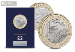 2025 200 Years of Modern Railway £2 BU CC Certified