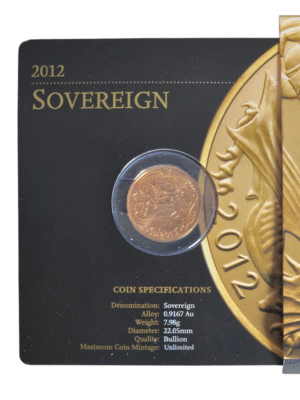 2012 Diamond Jubilee Full Sovereign Bullion in Original Mint Pack