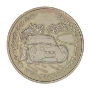 1996 Isle of Man - Rally Car Vireneum £2 Coin in Capsule