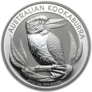 2012 Kookaburra Perth Mint 1 oz Silver Bullion Coin