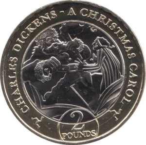 2020 Isle of Man A Christmas Carol - Ghost of Xmas Present Coin in Capsule