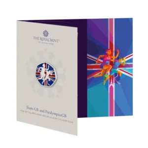 2024 Team GB and ParalympicsGB 50p Coloured BU