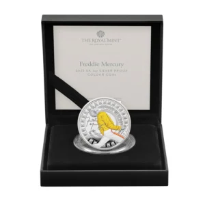 2025 Music Legends - Freddie Mercury 1 Oz Coloured Silver Proof