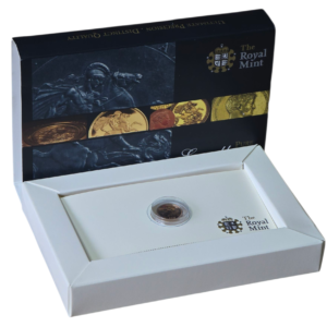 2010 Quarter Sovereign in Royal Mint Presentation Box <br><i>Outer Box May have slight damage</i>