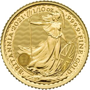 2021 Queen Elizabeth II 1/10 Oz Bullion Britannia