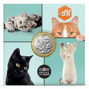 2025 France Favourite Animals - Cat 5€ Unc Mint Pack