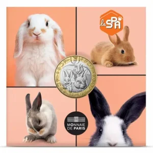 2025 France Favourite Animals - Rabbit 5€ Unc Mint Pack