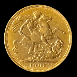 1905 King Edward VII Full Sovereign - Melbourne