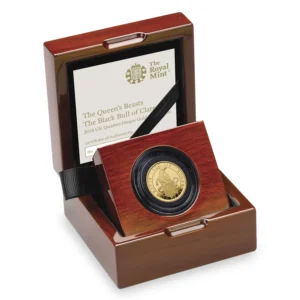 2018 Queen's Beasts - Black Bull of Clarence 1/4 Oz Gold Proof