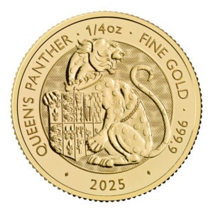 2025 Royal Tudor Beasts 2025 Queen's Panther 1/4oz Gold Bullion Coin