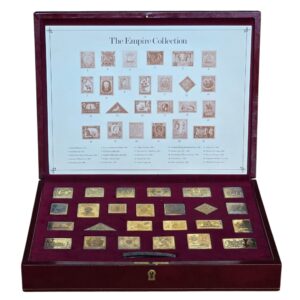 1981 Stamps of the Empire 25 Silver Proof Ingot Set ASW 435.675g