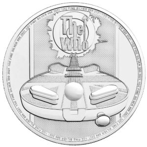 2021 UK Music The Who 1 oz Silver Bullion BU Coin in Capsule