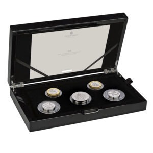 2026 Annual Silver Proof Piedfort Set 5 Coins