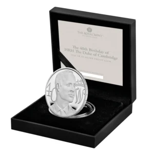 2022 Prince William UK £5 Silver Proof