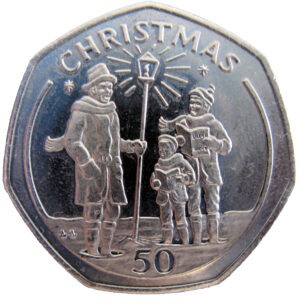 1991 Gibraltar Carol Singers Christmas Circulation 50p