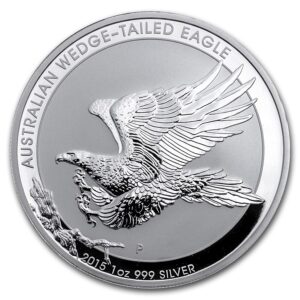 2015 Australia 1 oz Silver Wedge Tailed Eagle BU Bullion