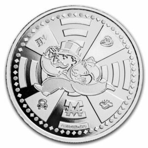 2024 Samoa Monopoly 1 oz Silver Bullion Coin