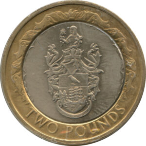 2006 St Helena National Coat of Arms Circulated £2