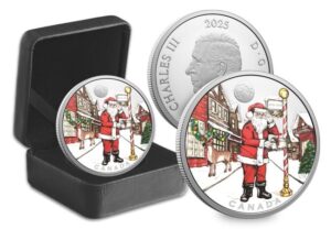 2025 Canada Dear Santa 1 Oz Silver Proof Coin – Transforms under UV light