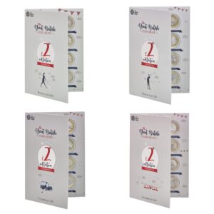 The Great British Coin Hunt £2 Coin Collector 4 Album Set