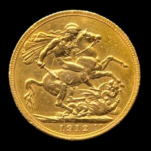 1912 King George V Full Sovereign - London