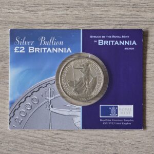 2000 Britannia Silver 1 Oz BU Mint Pack