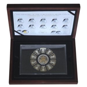 2013 Jersey Heraldry of Coronation Queen's Beasts Silver Proof 11 Coin Set