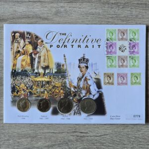 1998 Multi-coins Definitive Portraits Coin Cover by Mercury