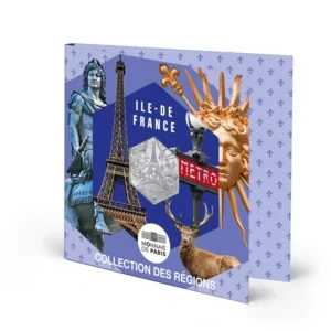 2026 France Regions - Ile De France 10€ Silver Hexagon Coin BU Pack