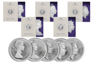 2026 Portraits of Queen Elizabeth II - Complete Set £5 BU