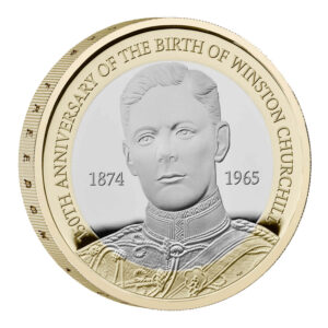 2024 Birth of Sir Winston Churchill £2 Proof Coin in Capsule