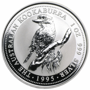1995 Australia 1 oz Kookaburra BU Bullion