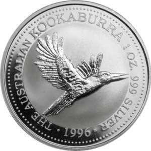 1996 Australia 1 oz Kookaburra BU Bullion