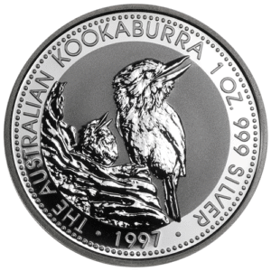 1997 Australia 1 oz Kookaburra BU Bullion