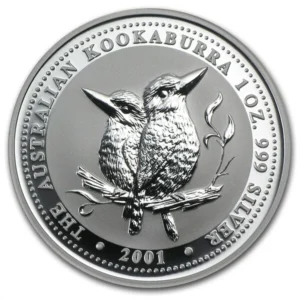 2001 Australia 1 oz Kookaburra BU Bullion