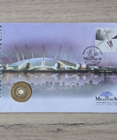 1998 Technology £2 BU Coin Cover by Millennium