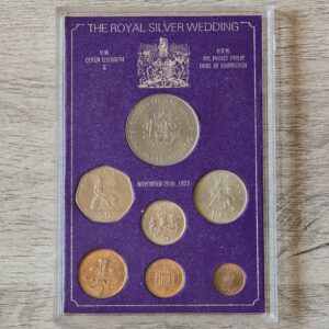1972 (Mixed Years Coins) Royal Silver Wedding Collection in Acrylic Collector's Pack